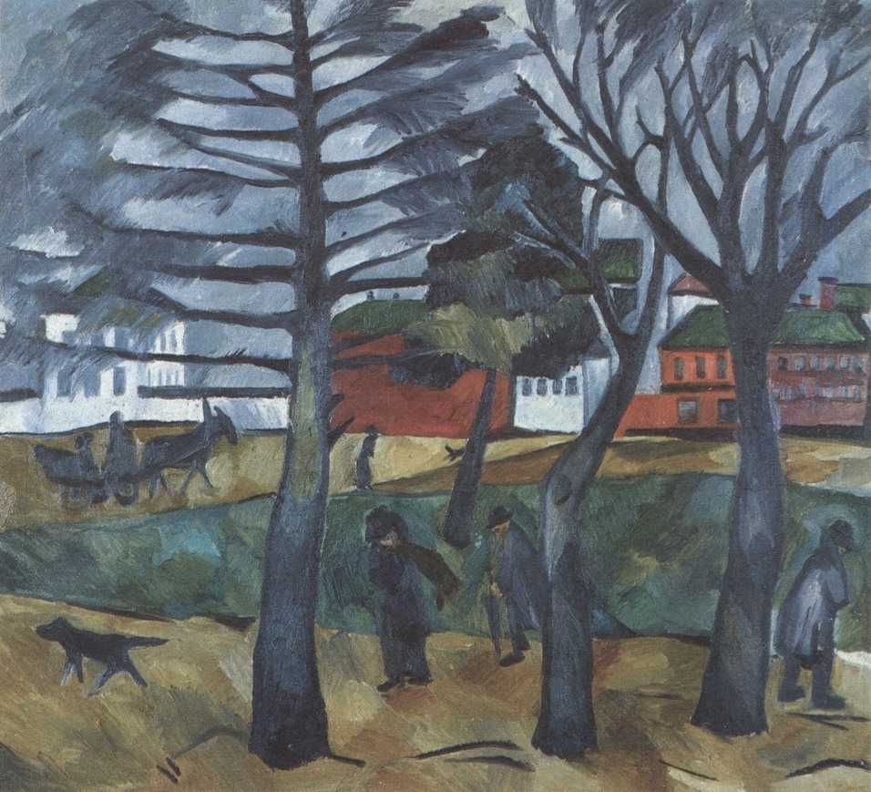 19. Н. Гончарова. Осень. 1910 19. Н. Гончарова. Осень. 1910