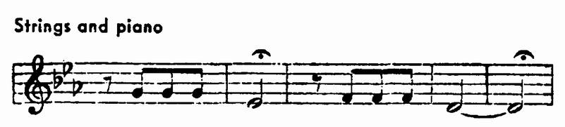 V симфония Бетховена (первые такты) V симфония Бетховена (первые такты)