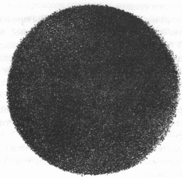 Рис. 13. Одна большая точка, состоящая из множества маленьких (техника распыления) Рис. 13. Одна большая точка, состоящая из множества маленьких (техника распыления)