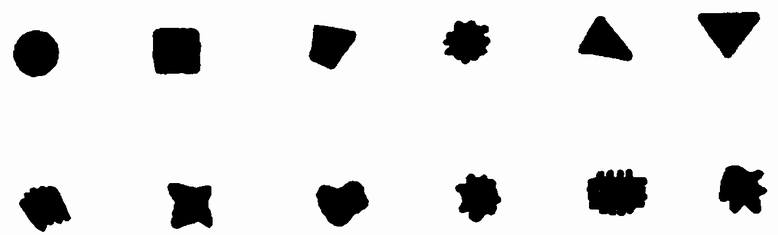 Рис. 3. Примеры разных форм точки Рис. 3. Примеры разных форм точки