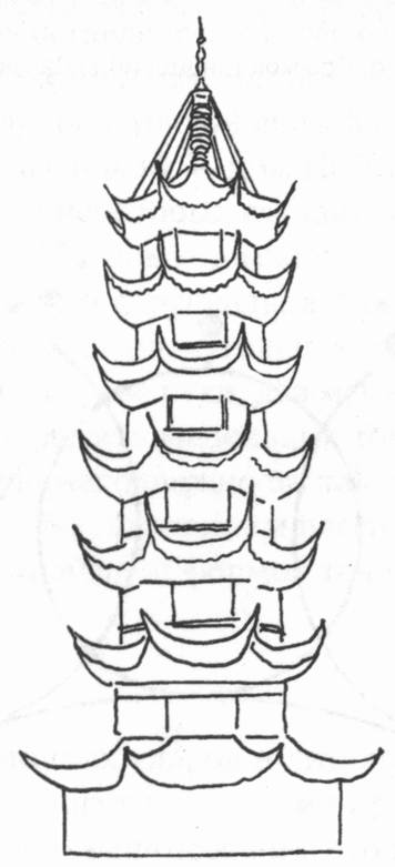 Рис. 8. 'Пагода Красоты Дракона' в Шанхае (1411) Рис. 8. 'Пагода Красоты Дракона' в Шанхае (1411)