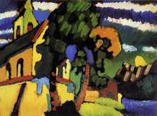 Кандинский. Ригзее. Деревенская церковь Кандинский. Ригзее. Деревенская церковь